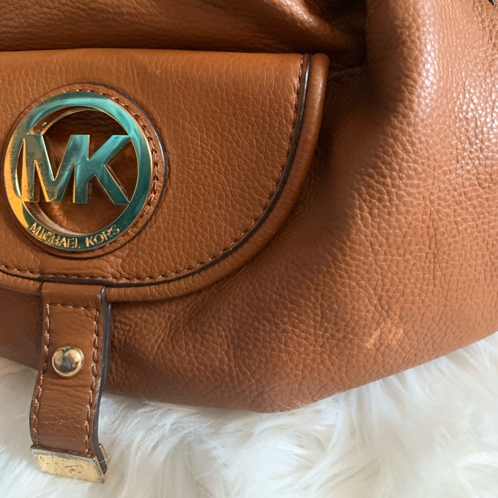 Michael Kors | Fulton Large Brown Handbag - Picture 6 of 8